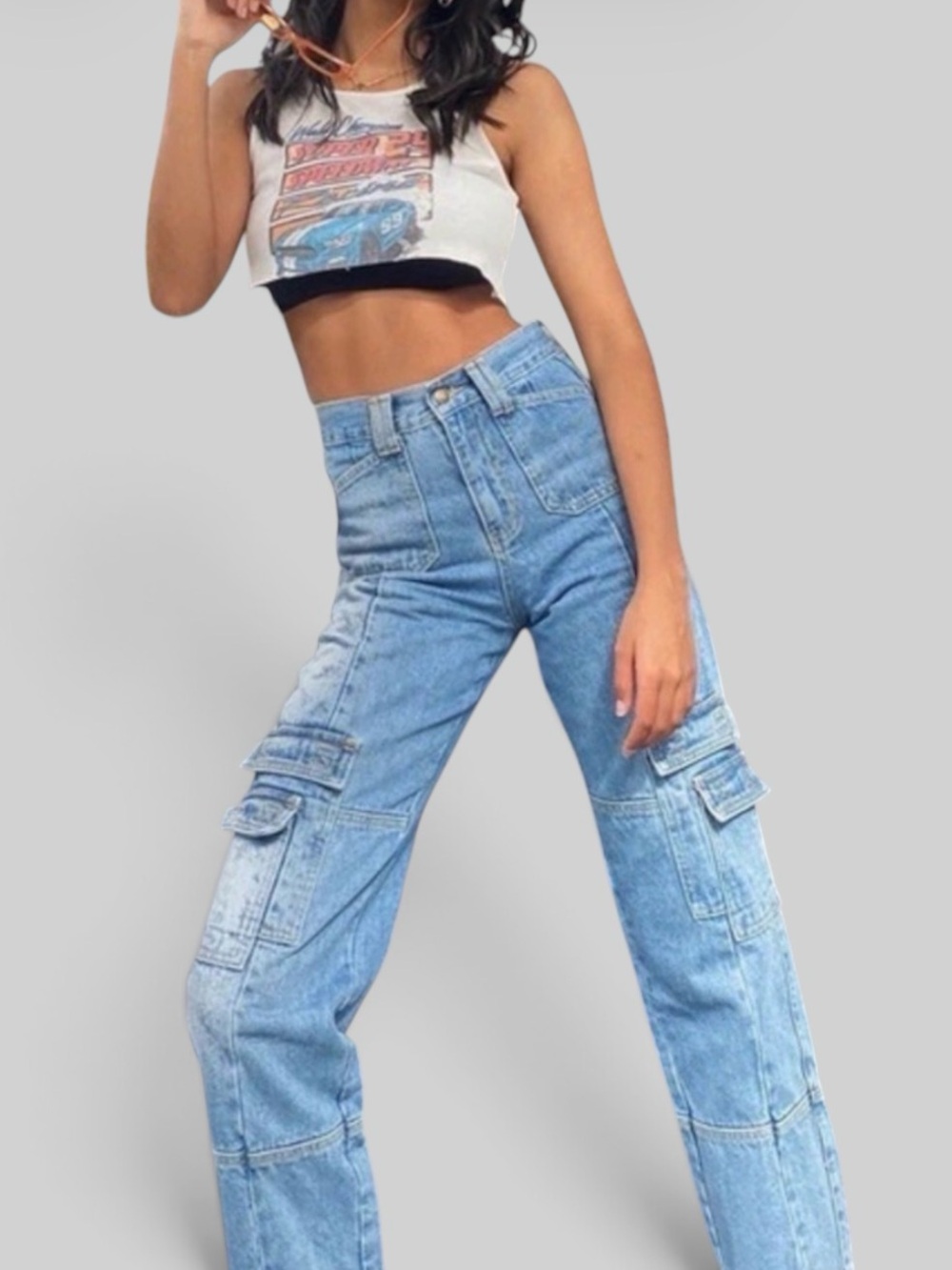 Lioness The Stacy Cargo Jeans Medium